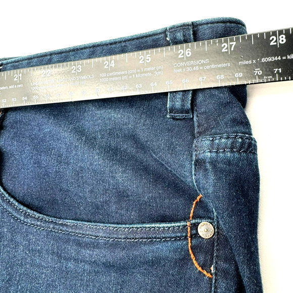 TOMMY BAHAMA Men's‎ 54x30 Dark Wash Indigo Blue Jeans Straight Stretch Soft EUC - Picture 7 of 9